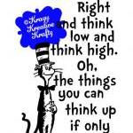 Think Poem Dr. Seuss Wall Decal