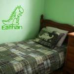 Cute Personalized Dinosaur Decal