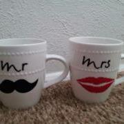 his and her coffee cups