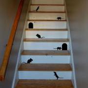 Mice Stair Decals