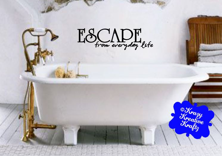Escape From Everyday Life Vinyl Decal