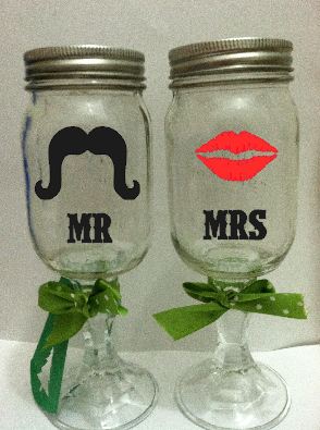Mr & Mrs Redneck Wine Glass's
