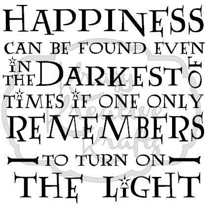 Harry Potter, Dumbledore Quote Vinyl Wall Decal